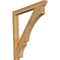 Ekena Millwork Balboa Slat Rough Sawn Outlooker, Western Red Cedar, 6"W x 48"D x 48"H OUT06X48X48BOA06RWR - alternate 1